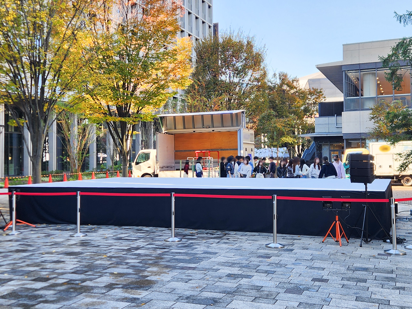 東京都葛飾区の大学祭でベーシックステージをご活用いただきました！1